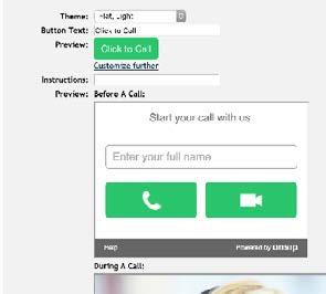 Select what Caller ID data you would like displayed, set InstaCall business hours with the drop down menus, and enter a Google Analytics ID with which you want to track the