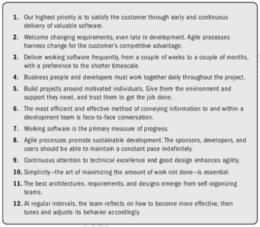 The Twelve Principles Of The Agile