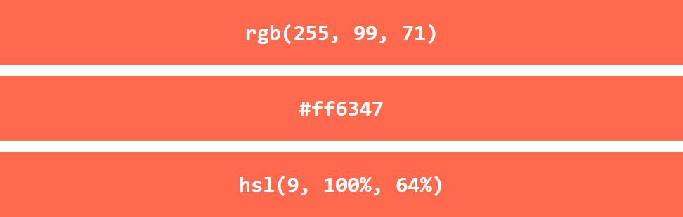 HTML Colors Color Values In HTML, colors