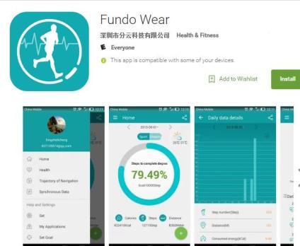 You have to download and install the "Fundo Wear" App from APP Store or Google Play Store; Open the App and add your email account. 3.