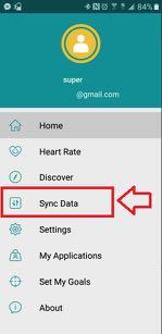 3.1.3Synchronizing Data When you are all done press "Stop" then go to your Smartphone and open the