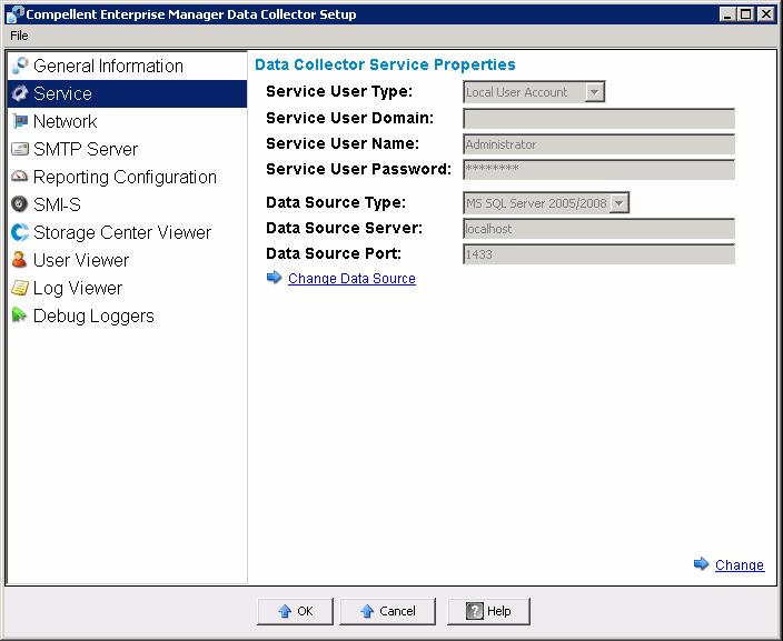 Setting Up SMI-S The Dell Compellent SMI-S Provider is set up via the Enterprise Manager Data Collector Manager properties.