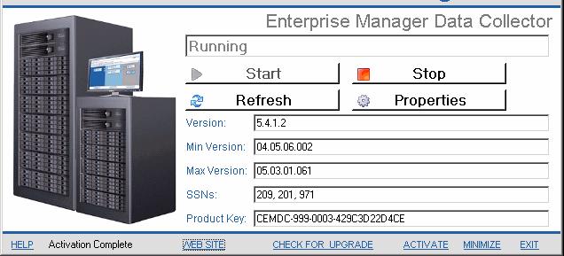 Opening Data Collector Manager Data Collector is a server that is started each time Windows is started. Use the Data Collector Manager to manage the service.