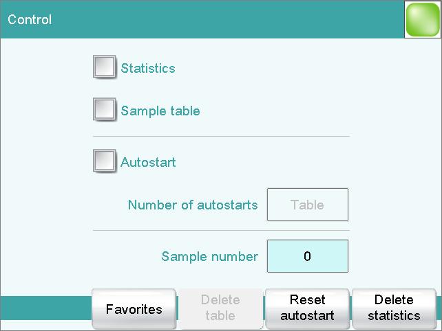 7.4 Creating a sample table Filling the sample table with sample