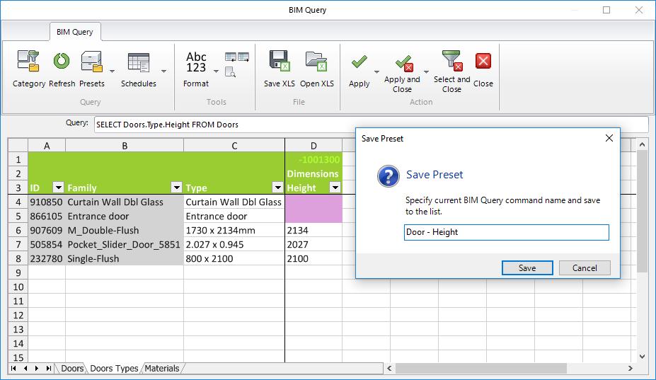 o Refresh Refresh spreadsheet using current query. Click on the Refresh tool.