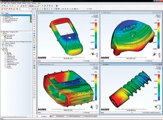 Put Plastics Simulation on Every Designer s Desktop Today, most manufacturing processes include the production of injection-molded plastic parts, a complicated process that can lead to unexpected