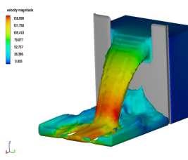 Results has taken out for CFD process to extrapolating the hydraulic properties of both rectangular and V-notch weir.