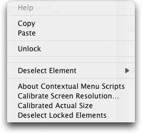 Page 11 of 71 Contextual menu for a selection of locked and unlocked elements The contextual menu for a selection of locked and unlocked elements has both the Lock and Unlock commands, which makes it