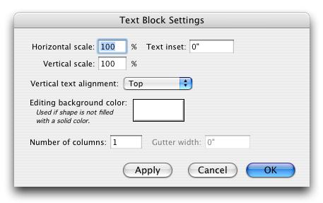 To display contextual menus for fields: 1. Highlight a text field on a palette or in a dialog box. 2. Control-click or right-click in the text field.