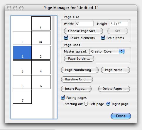 Select the fourth page in the scroll area. 7. Click "Page Numbering" to open the Page Numbering dialog box. 8. Choose Arabic numerals from the Page number style menu.