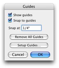 Page 51 of 71 3. Click OK. To snap an element to a guide: 1. Make sure the Guide Snap Toggle is on. 2.