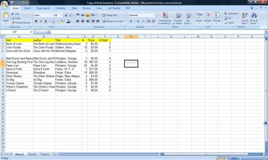 Splitting a Worksheet If an Excel worksheet is large, you sometimes lose track of what the columns mean, that is the header row.