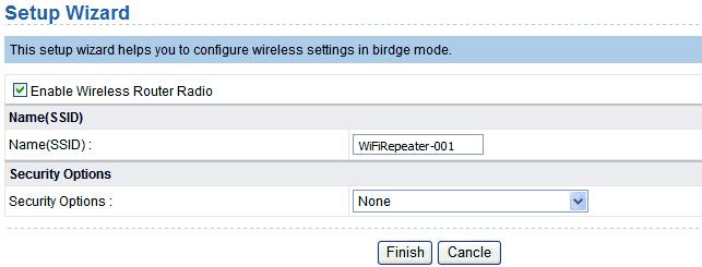 Figure 5-11 5.4. Router Mode Configuration Step 1 Set the three-way switch on the side panel to AP after WNAP-1260 is powered on. Log in to the configuration page after the system is started.