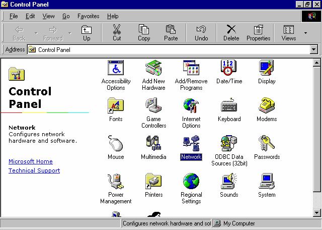 Installing the Network Protocols for Windows 98 and Millennium This section describes how to install network protocols.