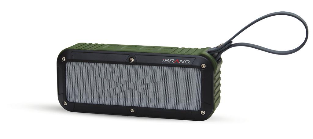 WATERPROOF BLUETOOTH SPEAKER Bluetooth Built-in Lithium Battery 2000 mah Working Time: 6-8 Hours Supports MP3, WAV Audio Format Low Energy Consumption