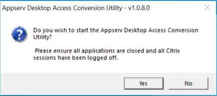 Upgrade the Citrix Receiver Application Note: The Citrix Receiver software is included as