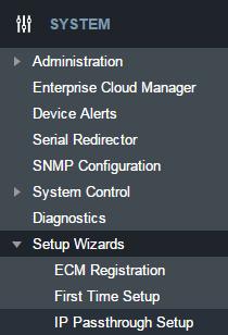 SETUP WIZARDS ECM REGISTRATION To register the router with Cradlepoint ECM you must first have an account. If you need to create an account you can signup at cradlepoint.com.