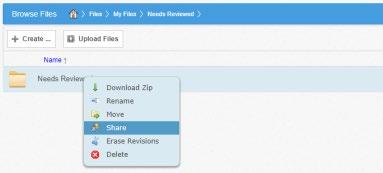 4. Click the Delete button to cancel your configurations and delete the share link.