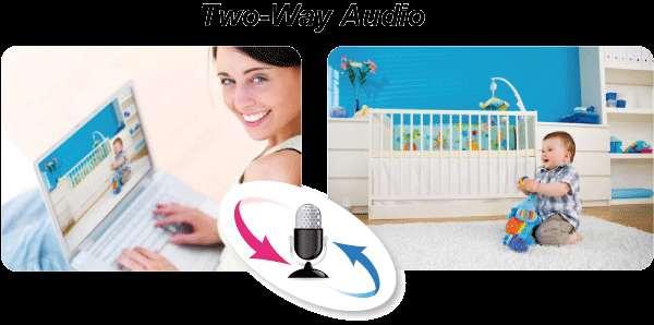 Product Features - 2-way Audio Supporting 2-way Audio With 2-way