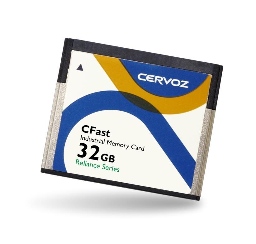 Cervoz Industrial Memory Card CFast Reliance Series (RO-MLC)
