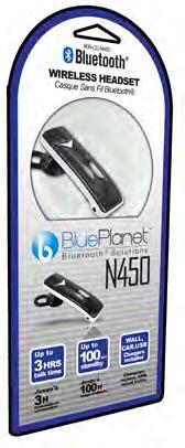 Bluetooth Headset Item #06-CE-N450 IN-THE-EAR DESIGN Optional