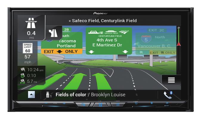GPS Navigation AVIC-W8400NEX AVIC-W8400NEX In-Dash Double-DIN Flagship Navigation Multimedia AV Receiver with 7" WVGA Touchscreen Display, Built-in Wi-Fi for Apple CarPlay wireless and Android Auto