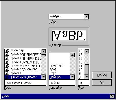 The TrueType Dialog Box used to Load Fonts in TextCam. TextCam Tutorials Creating Text for Engraving Converting EPS Artwork to Toolpaths Creating Text for Engraving 1.