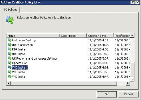 11.2 Link an existing policy to the OU In this scenario we will link the VNC Install Policy to the Lockdown Desktop OU.