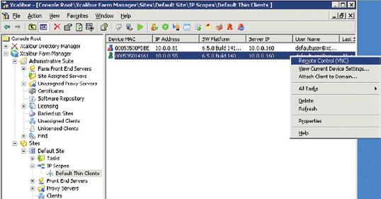 The Xcalibur Global comes complete with a VNC viewer. In order to use it: 1.