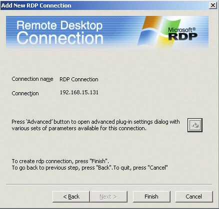 12.3 Enable the Auto Start Option (causes the thin client to launch the RDP connection on