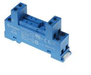Bottom terminals - Coil Panel or 35 mm rail (EN 60715) mount Coil indication and EMC suppression modules Timer modules Plastic retaining and release clip 95.85.