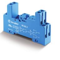 95 Socket and accessories for series relays 95.85.3 pprovals 060.48 095.91.3 Screw terminal (Box clamp) socket panel or 35 mm rail mount 95.83.3 (blue) 95.83.30 (black) 95.85.3 (blue) 95.85.30 (black) For relay type.