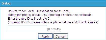 Item Continue to add next rule Description Specify whether to create another rule after finishing this one.