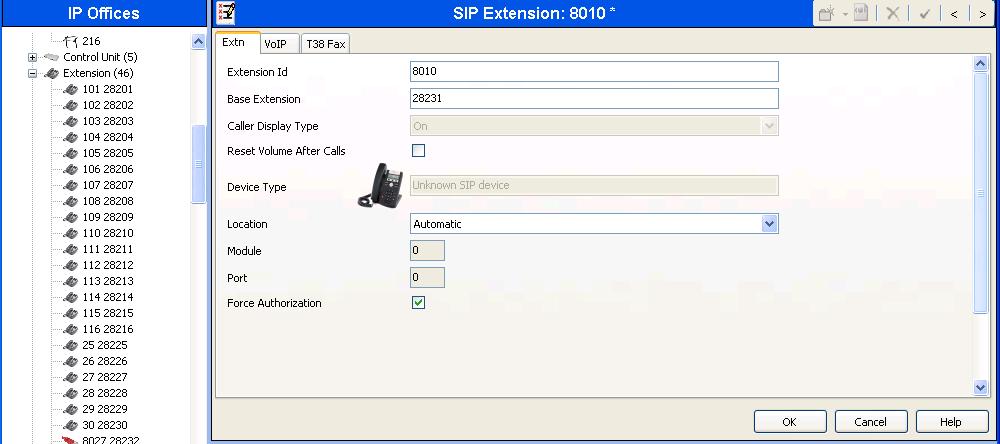 5.4. Configure an Avaya SIP Phone In this section a new SIP IP telephone will be configured to replace extension 28