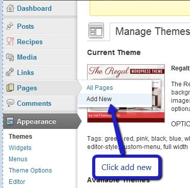 12. Building Dropdown Menus For making dropdown menus all you have to do is add new page Then name it for eg.
