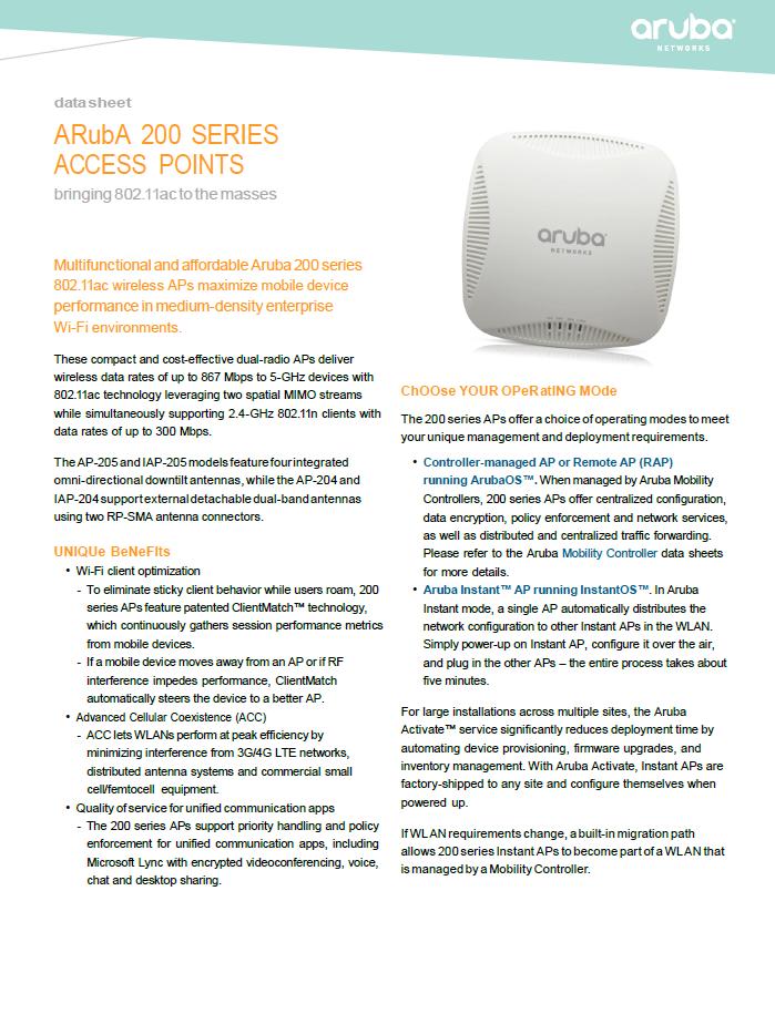 23. APPENDIX M: SLIN 0013 WIRELESS ACCESS POINT (INDOOR ENV) Not all listed options are