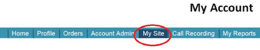 3) Configure Your Service DOTVOX Knowledge Base Reference Material Using the My Account Portal You can configure user stations, equipment, site features, and user features using the My Site dashboard