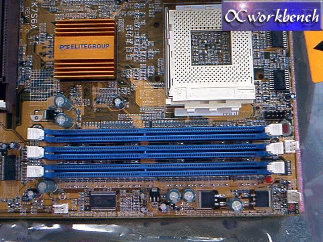 Memory expansion slots Shown here