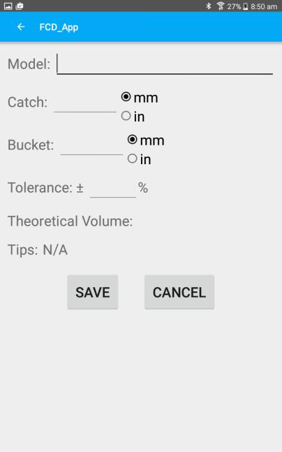 3.1 TBRG Setup You can configure the FCD_App with many Tipping Bucket Rain Gauge settings, so they can be selected when a Field Station is