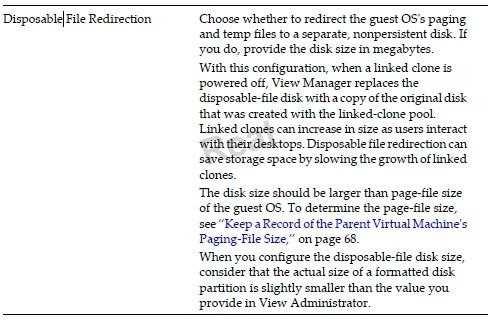 QUESTION 74 A View administrator is creating a linked clone pool of desktops that delete or refresh after logoff.