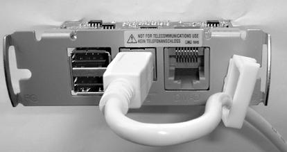日本語 インターフェイスケーブルの接続 USB インターフェイスケーブル 1. プリンターおよびホストコンピューターの電源がオフになっていることを確認します 2.