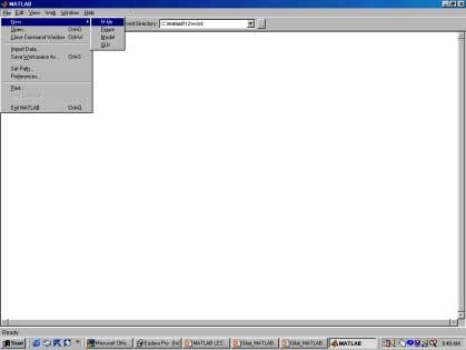 CREATING A SCRIPT FILE 78-79 In the Command Window click on the File menu, select New,