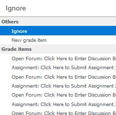6. Click on Upload grades 7. Review import items a. Identify user by: Map from (email address from spreadsheet) Map to (useremail from Moodle list) b.