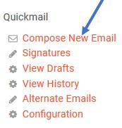 TO CREATE A NEW EMAIL 1. To create a new email, click Compose New Email 2. Select recipients in the right hand column, then select add to move them to the Selected Recipients column on the left.
