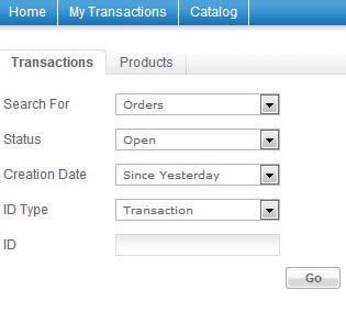 4. 5. Depending on transaction type, use the additional drop-down