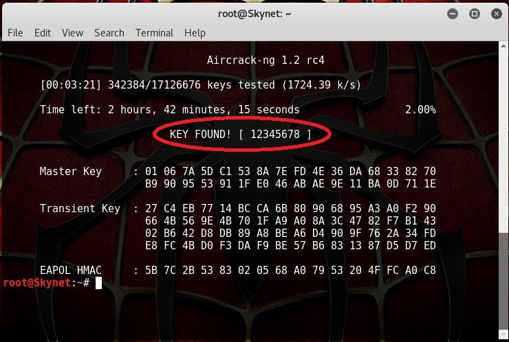 Aircrack-ng, and others. This custom wordlist might be able to save us hours or days in password cracking if we can craft it properly. To do this we do the following command.