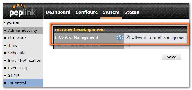 Standalone Configuration When configuring the Switch in Stand Alone mode, InControl Management needs to be disabled.