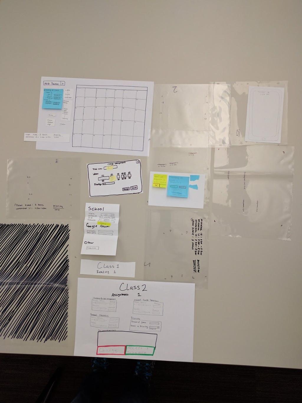Initial Paper Prototype The paper prototype is designed primarily as a desktop web