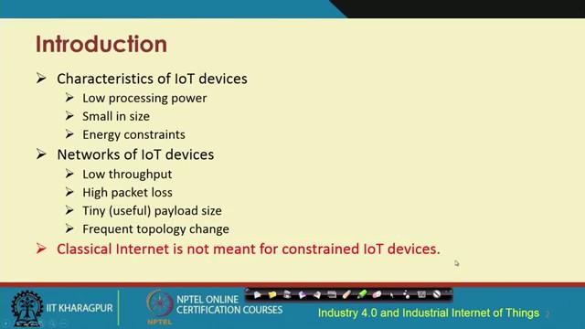 Introduction to Industry 4.0 and Industrial Internet of Things Prof.