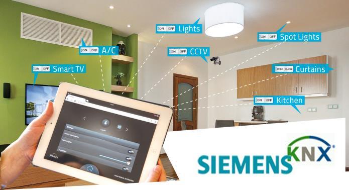 Thanks to open communication standards and interfaces you can integrate a wide choice of different building control disciplines like heating, ventilation, air conditioning applications, lights and